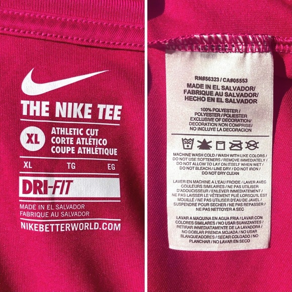 Nike Dri-FIT Legend 2.0 Athletic Cut V-Neck Training Swoosh Logo Tee - Picture 16 of 16